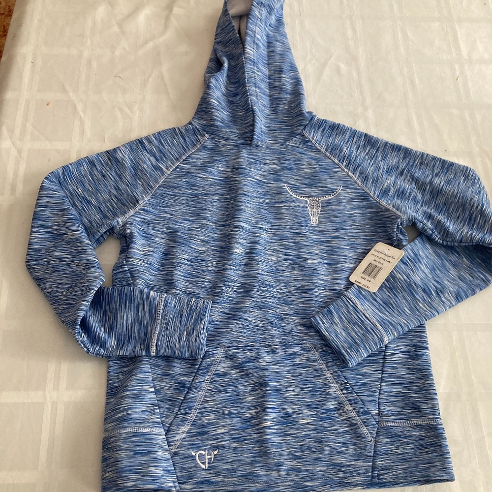 Crystal Skull Pullover Tech/Cowgirl hoodie brand new with tags